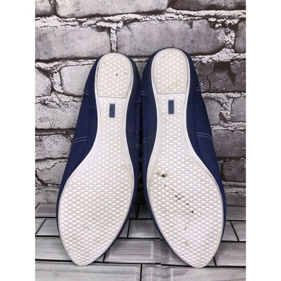 Vans Sophie Blue Canvas Fabric Lace Up 50’s Style Shoes Women Sz 11M US/42.5EU - Picture 13 of 16